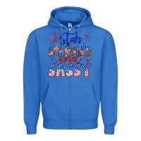 True Royal star spangled and sassy Zipper Hoodie - Artiststas