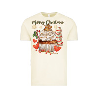 Vintage Arctic merry christmas cupcake Vintage Tee - CowGirlArtShop