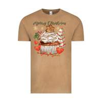 Vintage Camel merry christmas cupcake Vintage Tee - CowGirlArtShop