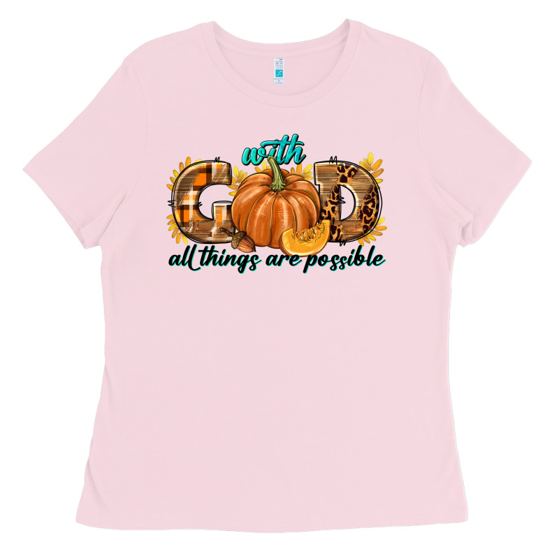 With God All Things Are Possible Ladies Tee by texasbilliewilder | Teevron