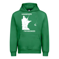 Emerald MN Minnesota Fishing T Gift for Fishermen and Anglers Urban Hoodie - longCreatives