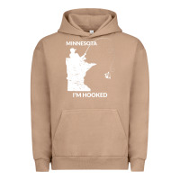Pigment Burro MN Minnesota Fishing T Gift for Fishermen and Anglers Urban Hoodie - longCreatives