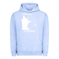 Pigment Grape Ice MN Minnesota Fishing T Gift for Fishermen and Anglers Urban Hoodie - longCreatives