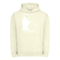 Pigment Pistachio MN Minnesota Fishing T Gift for Fishermen and Anglers Urban Hoodie - longCreatives