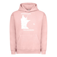 Pigment Salmon MN Minnesota Fishing T Gift for Fishermen and Anglers Urban Hoodie - longCreatives