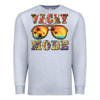 Heather Grey vacay mode Premium Sweatshirt - BarkalooDesign
