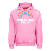 Fuchsia Pink Sounds Gay, I'm In Urban Hoodie - longCreatives
