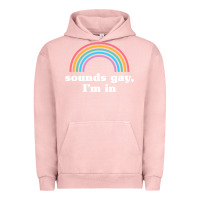 Pigment Salmon Sounds Gay, I'm In Urban Hoodie - longCreatives