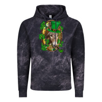 Cloud Black St. Patrick's day Donkey Vintage Hoodie - CowGirlArtShop
