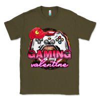 Army Green Gaming is my valentine Classic Tee - HowdyJamesFarm