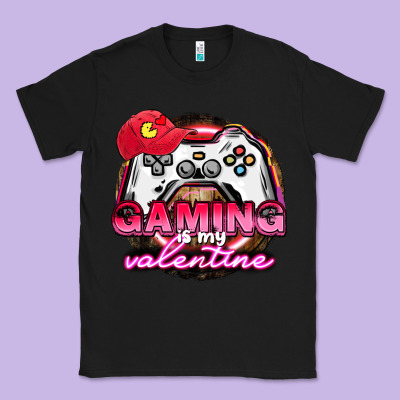 Gaming Is My Valentine Classic Tee Designed By Howdyjamesfarm
