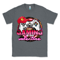 Charcoal Heather Gaming is my valentine Classic Tee - HowdyJamesFarm