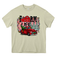 Mossy Farm Life Christmas Heavy Core Tee - Bettercallsaul