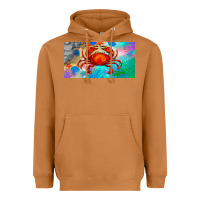 Meerkat crab license plate Heavyweight Hoodie - BarkalooDesign