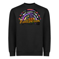 Black Halloween Heavyweight Sweatshirt - SublimationCraftShop