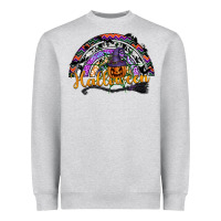 Heather Grey Halloween Heavyweight Sweatshirt - SublimationCraftShop
