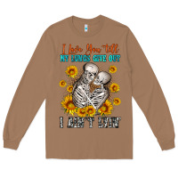 Toasted Coconut i love you till my lungs give out Long Sleeve Tee - OliviaCreatesArt