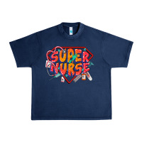 Navy super nurse Urban Heavy Tee - CowGirlArtShop
