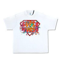 White super nurse Urban Heavy Tee - CowGirlArtShop
