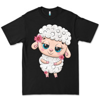 Black cute sheep Premium Tee - texasbilliewilder