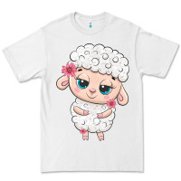 White cute sheep Premium Tee - texasbilliewilder