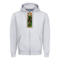 Heather Grey dinosaur parasaurolophus pen wrap Zipper Hoodie - Artiststas