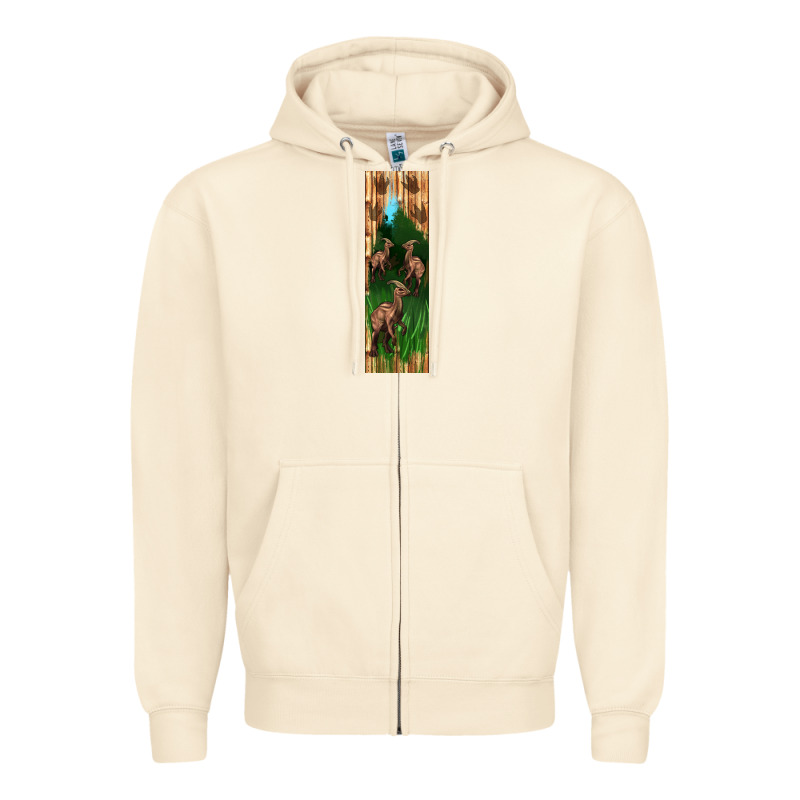 Dinosaur Parasaurolophus Pen Wrap Zipper Hoodie by Artiststas | Teevron