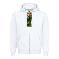 White dinosaur parasaurolophus pen wrap Zipper Hoodie - Artiststas
