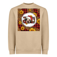 Mushroom joy christmas cow Heavyweight Sweatshirt - LillyAllenDesigns