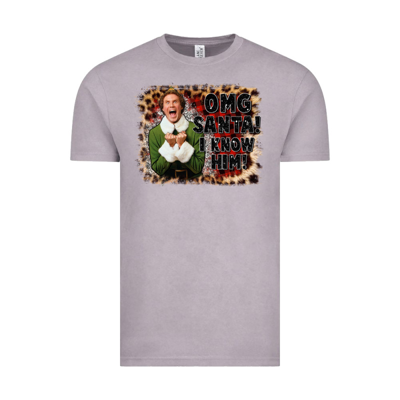 Omg Santa I Know Him Elf Vintage Tee by CowGirlArtShop | Teevron