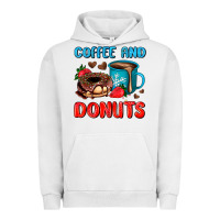 Pigment Lunar Rock coffee and donuts Urban Hoodie - AdoDesignShop