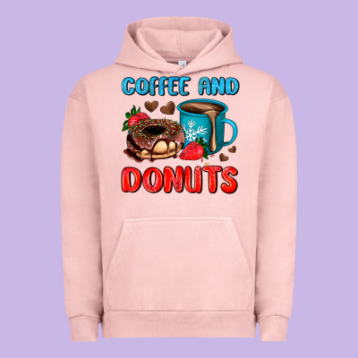 Coffee And Donuts Urban Hoodie Designed By Adodesignshop