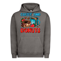 Pigment Tornado coffee and donuts Urban Hoodie - AdoDesignShop