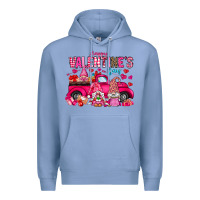 Colony Blue Happy Valentines Day Premium Hoodie - CowhideDigitalArt