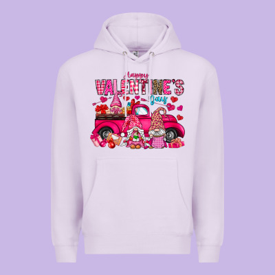 Happy Valentines Day Premium Hoodie Designed By Cowhidedigitalart