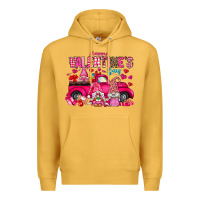 Mustard Happy Valentines Day Premium Hoodie - CowhideDigitalArt