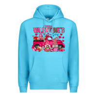 Ocean Blue Happy Valentines Day Premium Hoodie - CowhideDigitalArt