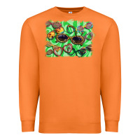 Carrot sunglasses background Premium Sweatshirt - BarkalooDesign