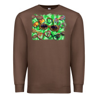Chestnut sunglasses background Premium Sweatshirt - BarkalooDesign