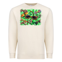 Sandshell sunglasses background Premium Sweatshirt - BarkalooDesign