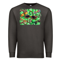 Smoke sunglasses background Premium Sweatshirt - BarkalooDesign