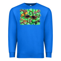 True Royal sunglasses background Premium Sweatshirt - BarkalooDesign