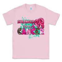 Bubblegum Pink Stronger than Cancer Classic Tee - HowdyJamesFarm