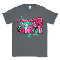 Charcoal Heather Stronger than Cancer Classic Tee - HowdyJamesFarm