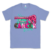 Colony Blue Stronger than Cancer Classic Tee - HowdyJamesFarm