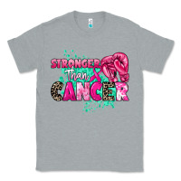 Heather Grey Stronger than Cancer Classic Tee - HowdyJamesFarm