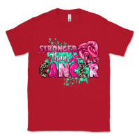Red Stronger than Cancer Classic Tee - HowdyJamesFarm