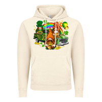 Vintage Artic St. Patrick's Day gnomies with leopard tumbler Vintage Hoodie - HowdyJamesFarm