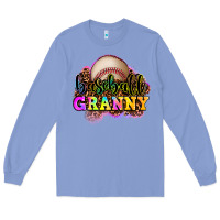 Colony Blue baseball granny Long Sleeve Tee - OliviaCreatesArt