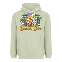 Matcha sunset love Heavyweight Hoodie - BarkalooDesign